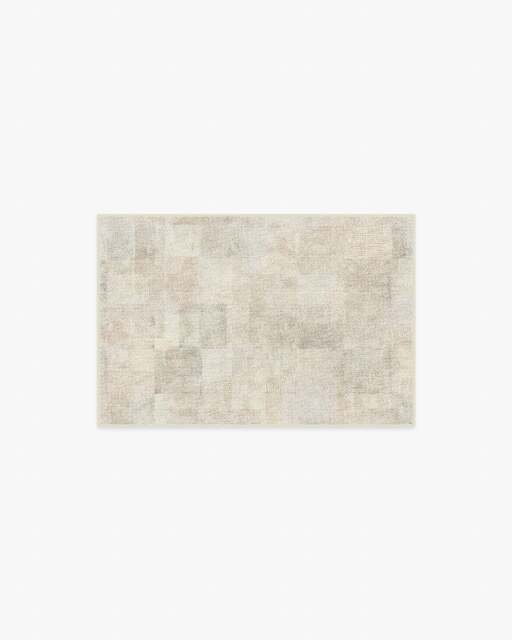 Uma Stone Flatwoven Rug Beige - 60x90 - Machine Washable Area Rug - Kid & Pet Friendly - Indoor Rugs - Ruggable - image 1