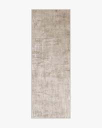 Impasto Taupe Rug Beige - 75x215 - Machine Washable Area Rug - Kid & Pet Friendly - Indoor Rugs - Ruggable - thumbnail 1