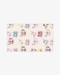 Helakka Cream Multicolour Flatwoven Rug by Marimekko Pink - 60x90 - Machine Washable Area Rug - Kid & Pet Friendly - Indoor Rugs - Ruggable - thumbnail 2