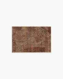 Ferra Copper Rug Brown - 60x90 - Machine Washable Area Rug - Kid & Pet Friendly - Indoor Rugs - Ruggable - thumbnail 1