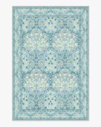 Blackthorn Slate Blue Rug by Morris & Co. - 185x275 - Machine Washable Area Rug - Kid & Pet Friendly - Indoor Rugs - Ruggable - thumbnail 1