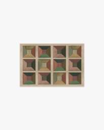 Hedra Soft Auburn Flatwoven Rug Brown - 60x90 - Machine Washable Area Rug - Kid & Pet Friendly - Indoor Rugs - Ruggable - thumbnail 1