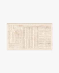 Linear Oasis Neutral Rug - 60x90 - Machine Washable Area Rug - Kid & Pet Friendly - Indoor Rugs - Ruggable - thumbnail 2