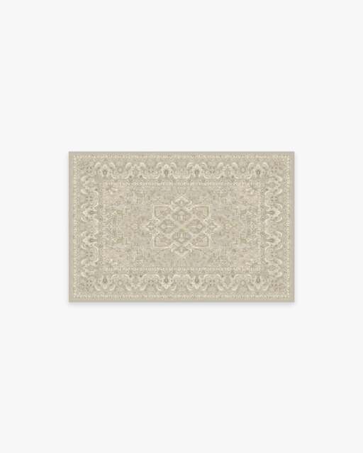 Hendesi Heriz Cream Rug Beige - 60x90 - Machine Washable Area Rug - Kid & Pet Friendly - Indoor Rugs - Ruggable - image 1