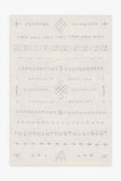Astrid Off White Rug - 185x275 - Machine Washable Area Rug - Kid & Pet Friendly - Indoor Rugs - Ruggable - thumbnail 1