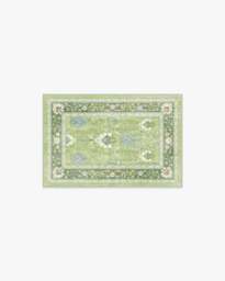 Serafina Green Rug - 60x90 - Machine Washable Area Rug - Kid & Pet Friendly - Indoor Rugs - Ruggable - thumbnail 1