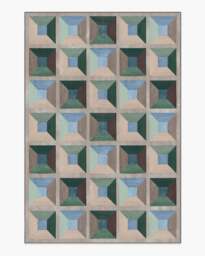 Hedra Soft Teal Rug - 200x290 - Machine Washable Area Rug - Kid & Pet Friendly - Indoor Rugs - Ruggable - thumbnail 1