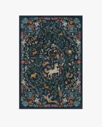 Dreamweaver Blue Multicolour Rug by Iris Apfel - 120x185 - Machine Washable Area Rug - Kid & Pet Friendly - Indoor Rugs - Ruggable - thumbnail 1