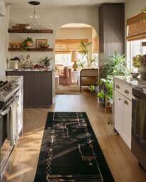 Nisa Ink Black Flatwoven Rug by Architectural Digest - 60x90 - Machine Washable Area Rug - Kid & Pet Friendly - Indoor Rugs - Ruggable - thumbnail 2