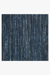 Chunky Solid Blue Outdoor Rug - 90x150 - Machine Washable Area Rug - Kid & Pet Friendly - Indoor Rugs - Ruggable - thumbnail 3