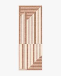 Venn Soft Brown Rug - 75x215 - Machine Washable Area Rug - Kid & Pet Friendly - Indoor Rugs - Ruggable - thumbnail 1