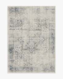 Kamran Blue Quartz Rug - 150x215 - Machine Washable Area Rug - Kid & Pet Friendly - Indoor Rugs - Ruggable