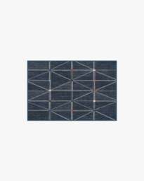 Ulysses Navy Rug - 60x90 - Machine Washable Area Rug - Kid & Pet Friendly - Indoor Rugs - Ruggable - thumbnail 1
