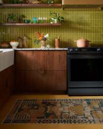 La Joie Natural Multicolour Flatwoven Rug by Architectural Digest - 185x275 - Machine Washable Area Rug - Kid & Pet Friendly - Indoor Rugs - Ruggable - thumbnail 2