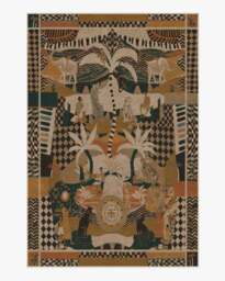 La Joie Natural Multicolour Flatwoven Rug by Architectural Digest - 185x275 - Machine Washable Area Rug - Kid & Pet Friendly - Indoor Rugs - Ruggable - thumbnail 1