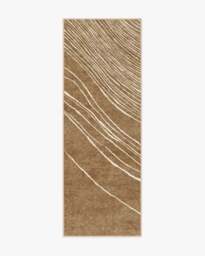Dune Warm Brown Rug by The Local Project - 75x215 - Machine Washable Area Rug - Kid & Pet Friendly - Indoor Rugs - Ruggable - thumbnail 1
