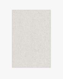Freestyle Pearl Rug by Keith Haring White - 120x185 - Machine Washable Area Rug - Kid & Pet Friendly - Indoor Rugs - Ruggable