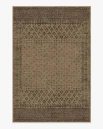 Fernanda Black & Tan Rug - 200x290 - Machine Washable Area Rug - Kid & Pet Friendly - Indoor Rugs - Ruggable
