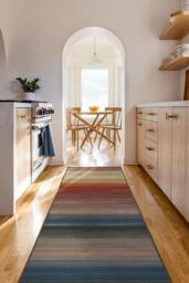 Linear Striped Multicolour Flatwoven Rug Brown - 275x365 - Machine Washable Area Rug - Kid & Pet Friendly - Indoor Rugs - Ruggable - thumbnail 2