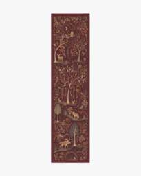 Wilder Burgundy Multicolour Rug - 60x90 - Machine Washable Area Rug - Kid & Pet Friendly - Indoor Rugs - Ruggable - thumbnail 2