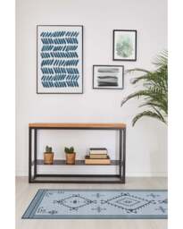 Damali Blue Overdye Rug - 245x305 - Machine Washable Area Rug - Kid & Pet Friendly - Indoor Rugs - Ruggable - thumbnail 2