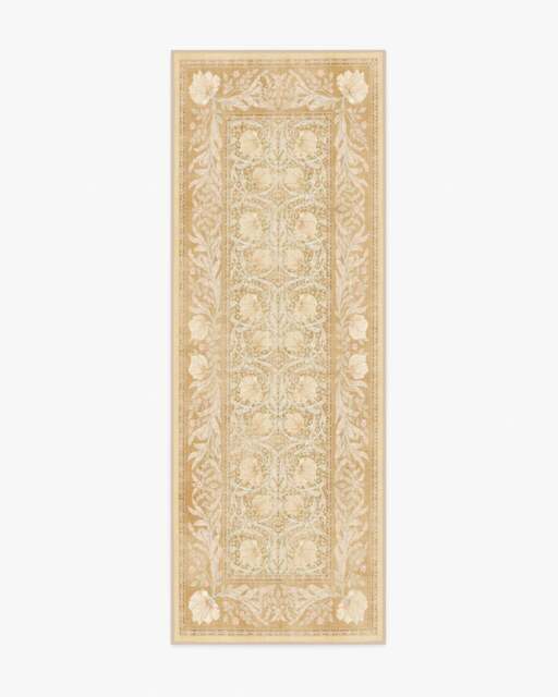 Pimpernel Light Ochre Rug by Morris & Co. Yellow - 75x215 - Machine Washable Area Rug - Kid & Pet Friendly - Indoor Rugs - Ruggable - image 1