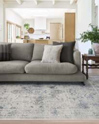 Sarrah Blue Quartz Rug - 150x215 - Machine Washable Area Rug - Kid & Pet Friendly - Indoor Rugs - Ruggable - thumbnail 2