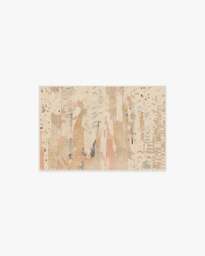 Gaia Ivory Multicolour Rug - 60x90 - Machine Washable Area Rug - Kid & Pet Friendly - Indoor Rugs - Ruggable - thumbnail 1