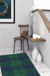 Buffalo Plaid Blackwatch Flatwoven Rug Green - 60x90 - Machine Washable Area Rug - Kid & Pet Friendly - Indoor Rugs - Ruggable - thumbnail 2