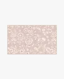 Brenna Natural & Cream Flatwoven Rug - 60x90 - Machine Washable Area Rug - Kid & Pet Friendly - Indoor Rugs - Ruggable - thumbnail 2