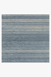 Coastal Linear Stripe Slate Rug Blue - 60x90 - Machine Washable Area Rug - Kid & Pet Friendly - Indoor Rugs - Ruggable - thumbnail 4
