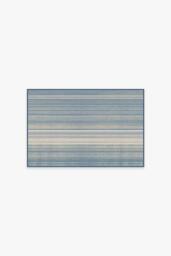 Coastal Linear Stripe Slate Rug Blue - 60x90 - Machine Washable Area Rug - Kid & Pet Friendly - Indoor Rugs - Ruggable