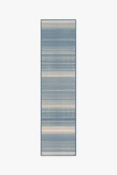 Coastal Linear Stripe Slate Rug Blue - 60x90 - Machine Washable Area Rug - Kid & Pet Friendly - Indoor Rugs - Ruggable - thumbnail 2