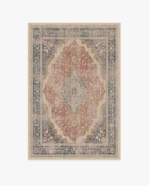 Adeline Antique Red Rug - 120x185 - Machine Washable Area Rug - Kid & Pet Friendly - Indoor Rugs - Ruggable - image 1