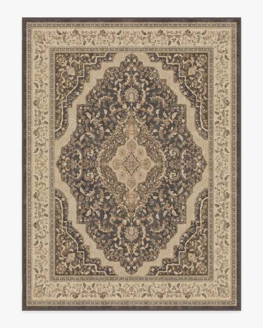 Adeline Dark Wood Rug Brown - 275x365 - Machine Washable Area Rug - Kid & Pet Friendly - Indoor Rugs - Ruggable - image 1