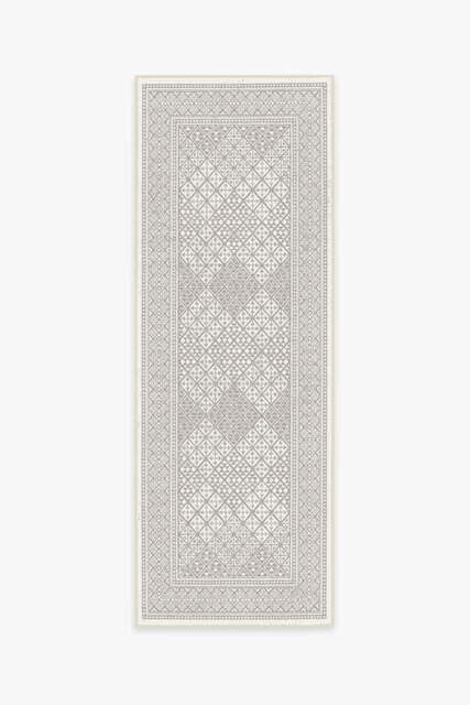 Loseta Grey Outdoor Rug - 75x215 - Machine Washable Area Rug - Kid & Pet Friendly - Indoor Rugs - Ruggable - image 1