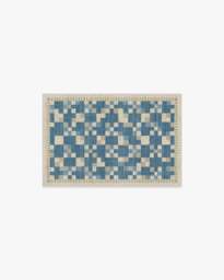 Blake Blue Rug - 60x90 - Machine Washable Area Rug - Kid & Pet Friendly - Indoor Rugs - Ruggable - thumbnail 1