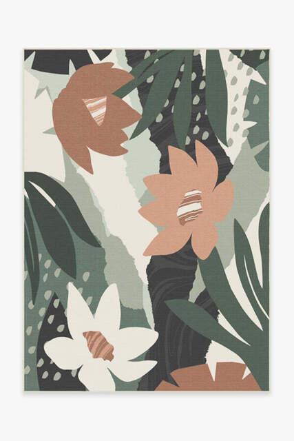 Arcadia Desert Sage Outdoor Rug - 150x215 - Machine Washable Area Rug - Kid & Pet Friendly - Indoor Rugs - Ruggable - image 1