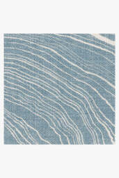 Kalder Slate Blue Outdoor Rug - 75x215 - Machine Washable Area Rug - Kid & Pet Friendly - Indoor Rugs - Ruggable - thumbnail 3