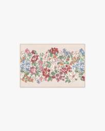 Honeydew Red & Pink Rug by Liberty - 60x90 - Machine Washable Area Rug - Kid & Pet Friendly - Indoor Rugs - Ruggable - thumbnail 1