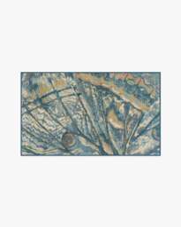 Althea Blue & Green Rug - 185x275 - Machine Washable Area Rug - Kid & Pet Friendly - Indoor Rugs - Ruggable - thumbnail 2