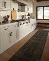 Ophelia Navy & Redwood Flatwoven Rug - 60x90 - Machine Washable Area Rug - Kid & Pet Friendly - Indoor Rugs - Ruggable - thumbnail 2
