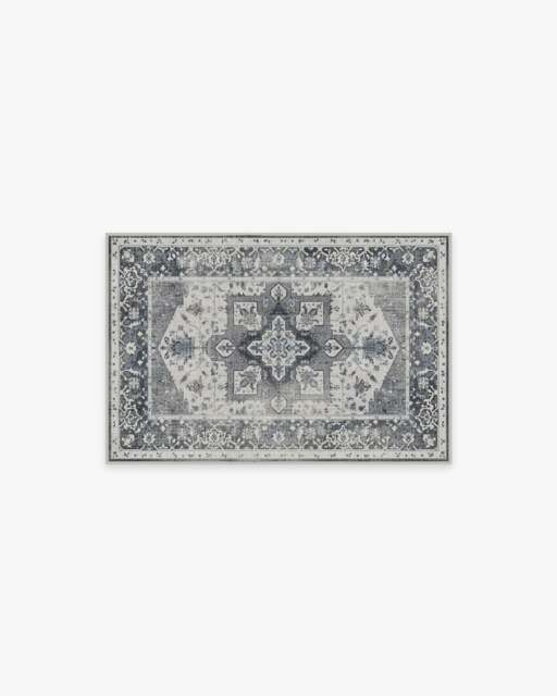 Kira Stone Blue Rug - 60x90 - Machine Washable Area Rug - Kid & Pet Friendly - Indoor Rugs - Ruggable - image 1