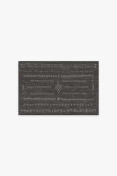 Astrid Soft Black Rug - 60x90 - Machine Washable Area Rug - Kid & Pet Friendly - Indoor Rugs - Ruggable - thumbnail 1