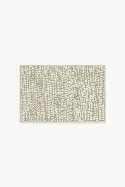 Crackle Light Grey Rug - 60x90 - Machine Washable Area Rug - Kid & Pet Friendly - Indoor Rugs - Ruggable - image 1