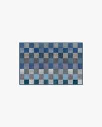 Flux Blue Rug - 60x90 - Machine Washable Area Rug - Kid & Pet Friendly - Indoor Rugs - Ruggable - thumbnail 1
