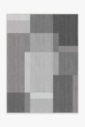 Campo Grey Outdoor Rug - 150x215 - Machine Washable Area Rug - Kid & Pet Friendly - Indoor Rugs - Ruggable - thumbnail 1