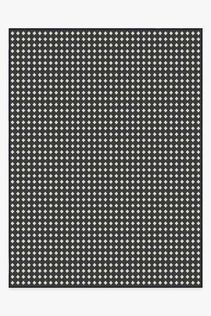 Adde Black Outdoor Rug - 275x365 - Machine Washable Area Rug - Kid & Pet Friendly - Indoor Rugs - Ruggable - image 1