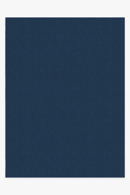 Denim Solid Indigo Blue Outdoor Rug - 275x365 - Machine Washable Area Rug - Kid & Pet Friendly - Outdoor Rugs - Ruggable - image 1