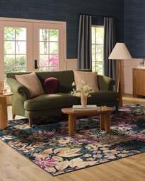 Fresco Midnight Rug by Liberty - 245x305 - Machine Washable Area Rug - Kid & Pet Friendly - Indoor Rugs - Ruggable - thumbnail 2